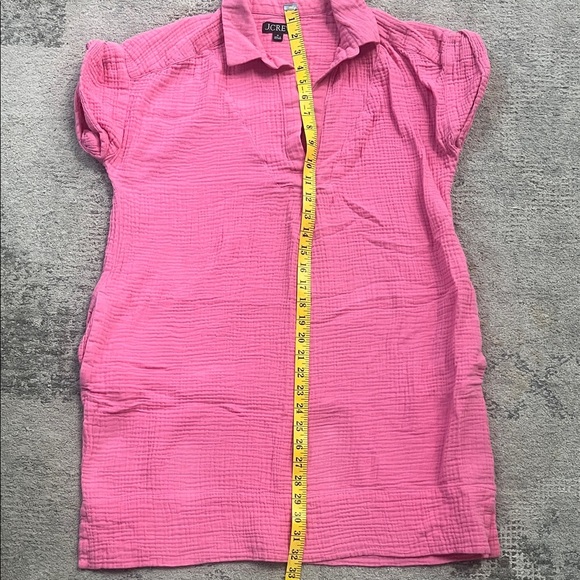 J. Crew Vibrant Pink Tunic Top - Picture 5 of 8